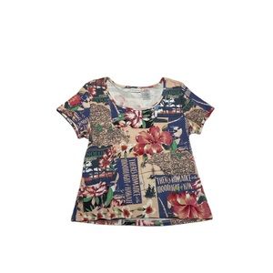 HAWAIIAN Graphic Y2K Tee!!